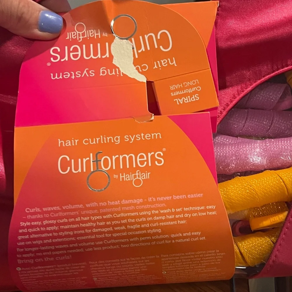 Women's/Girls Curlformers Long Spiral Curls Styling Kit opened but nvr used